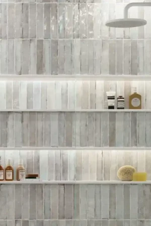 Expédié Aujourd'hui carrelage effet zellige 5x25 cm SIENNA GREY